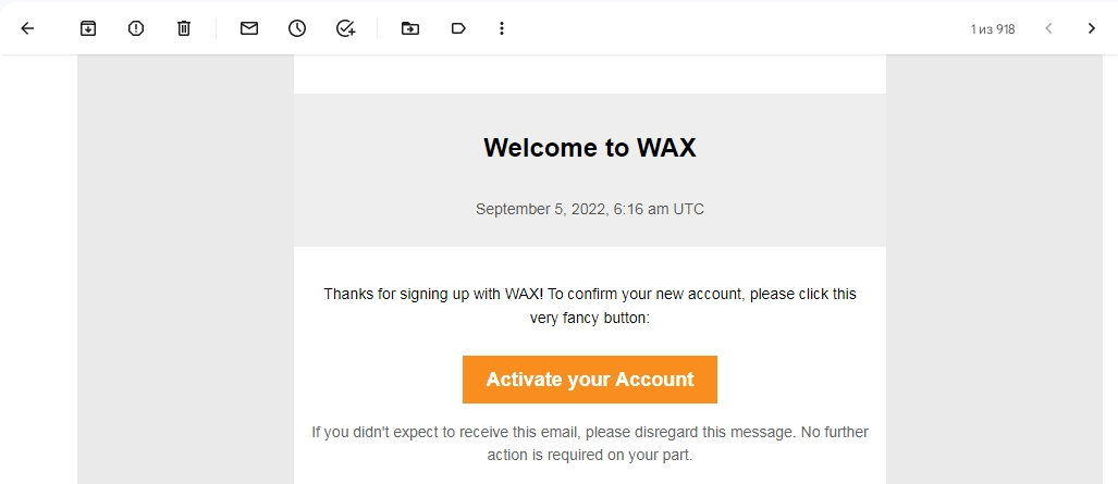 Wax Wallet регистрация